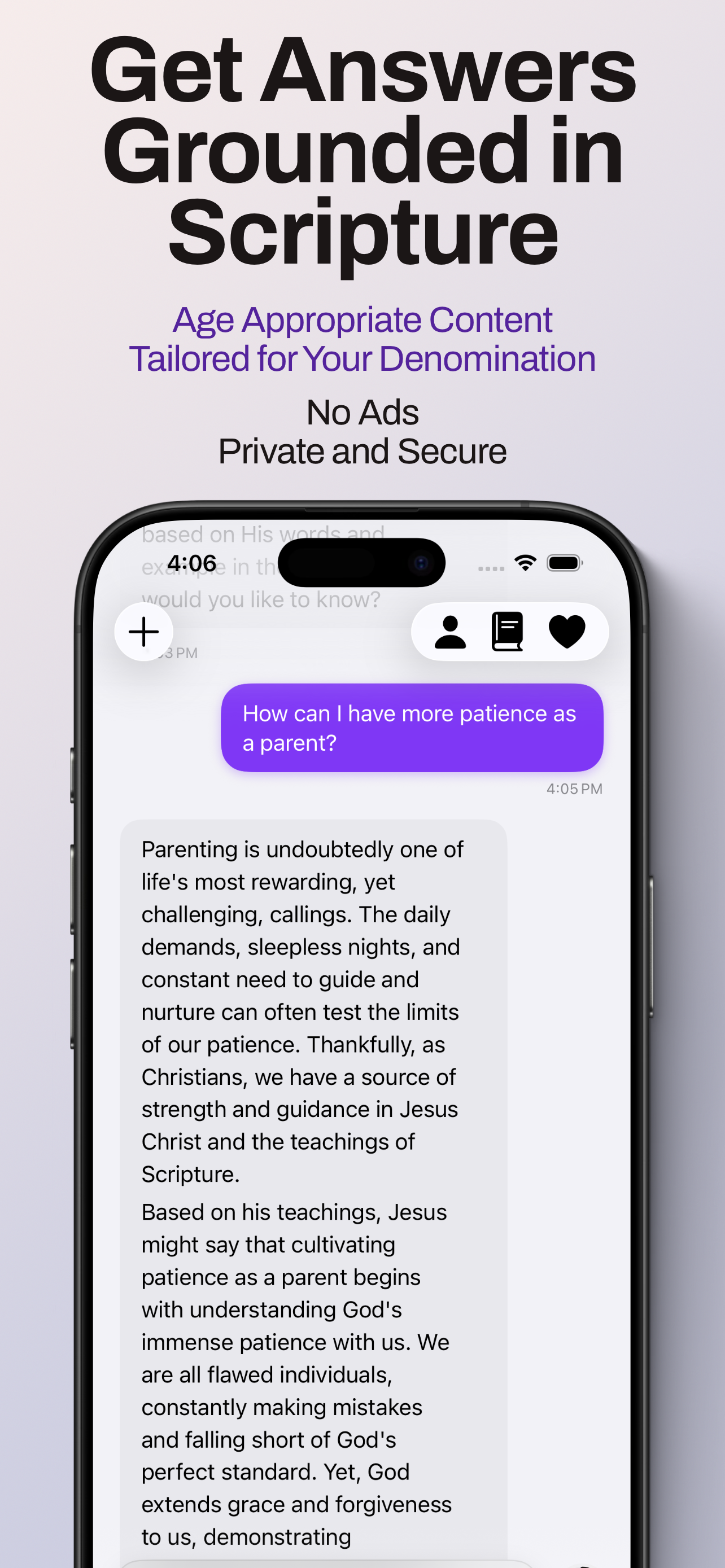 Get Answers Grounded in Scripture